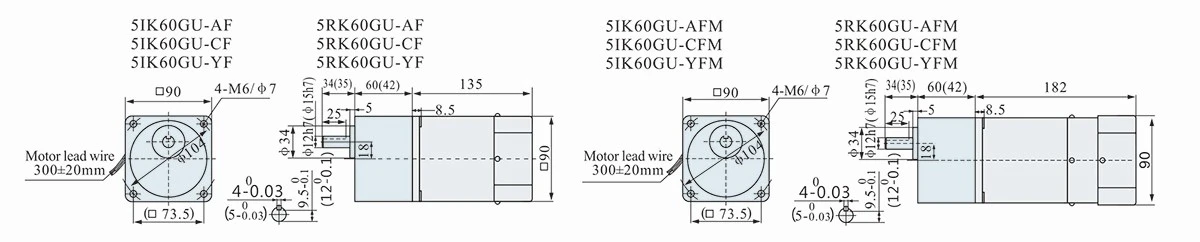 60W single phase gear motor 60W single phase gear motor